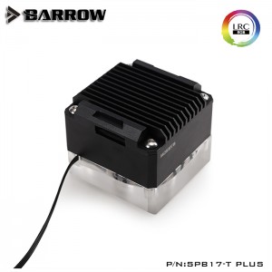 BARROW SPB17-T PLUS Classic Black PLUS version speed 17w pump kit with special used to waterway plate through hole