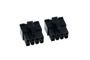 Phobya VGA Power Connector 8Pin male incl. 8 Pins - 2 pcs black