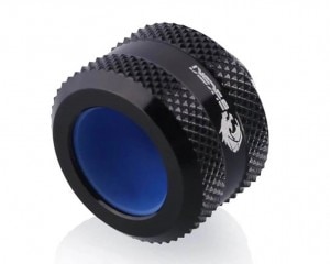 Bykski Anti-Off Rigid 14mm OD Fitting - Black (B-FTHTJ-L14)