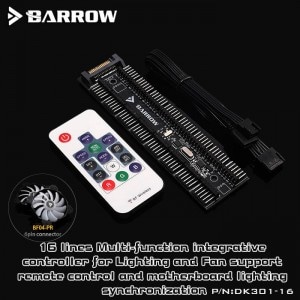 BARROW 16 ways full function RGB controller (synchronization motherboard RGB)