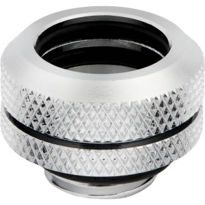 CORSAIR䥹ڥ륻 CORSAIR Hydro X Series XF Hardline 14mm OD Fitting Four Pack - Chrome