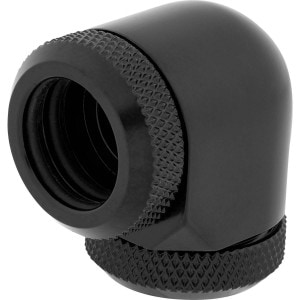 CORSAIR䥹ڥ륻 CORSAIR Hydro X Series XF Hardline 90 14mm OD Fitting Twin Pack - Black