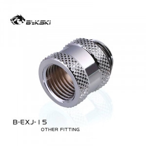 Bykski B-EXJ-15 Male To Female Extender - 15mm silver