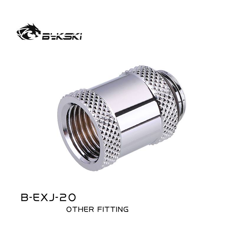 Bykski B-EXJ-20 Male To Female Extender - 20mm silver