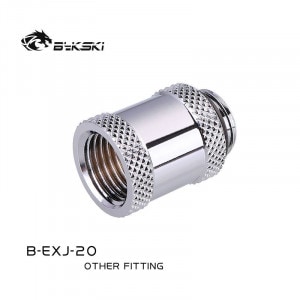 Bykski B-EXJ-20 Male To Female Extender - 20mm silver