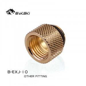 Bykski B-EXJ-10 Male To Female Extender - 10mm gold