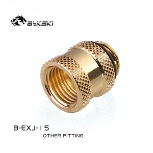 Bykski B-EXJ-15 Male To Female Extender - 15mm gold