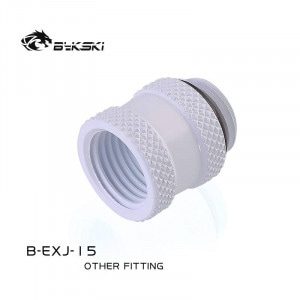 Bykski B-EXJ-15 Male To Female Extender - 15mm white