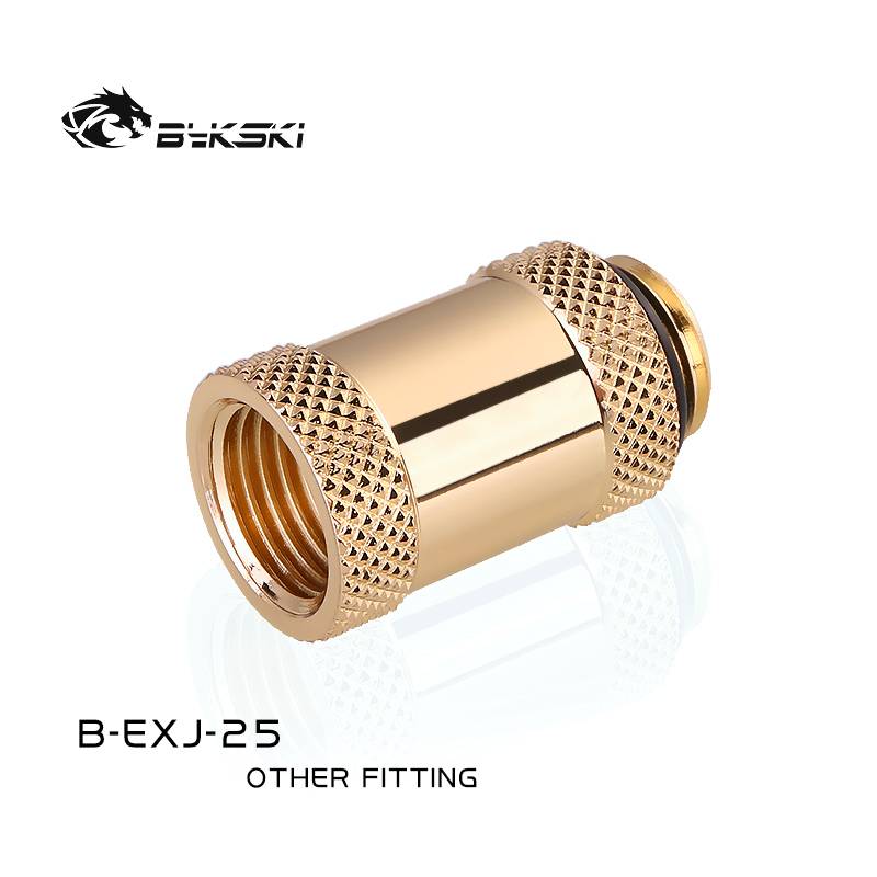Bykski B-EXJ-25 Male To Female Extender - 25mm gold
