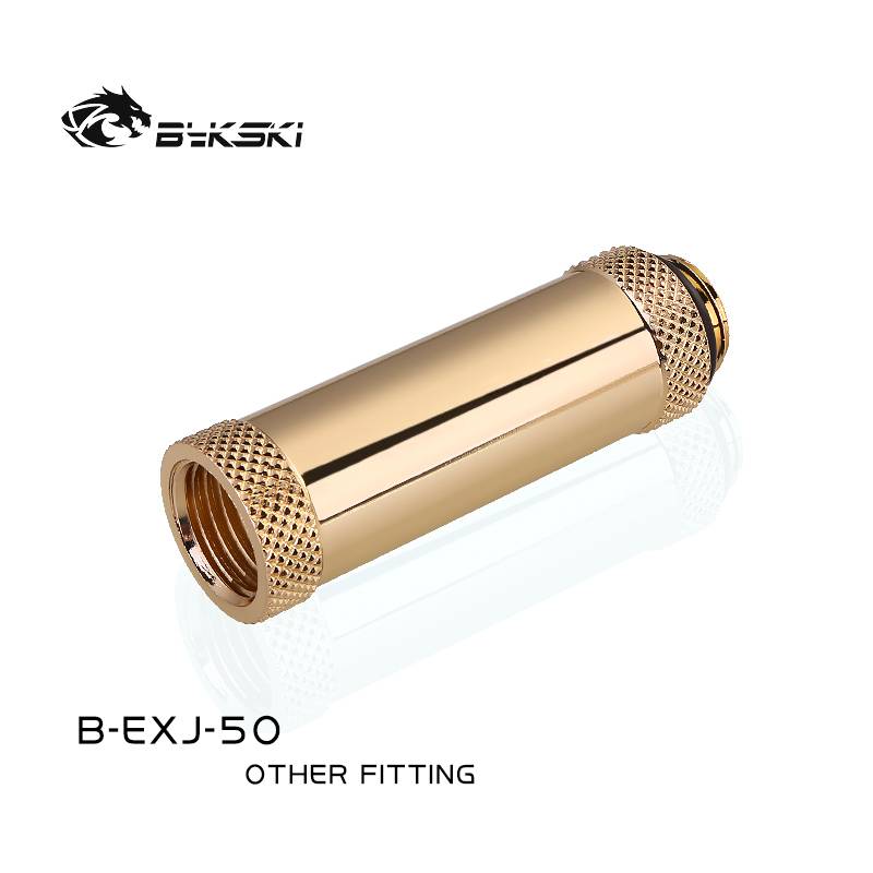 Bykski B-EXJ-50 Male To Female Extender - 50mm gold