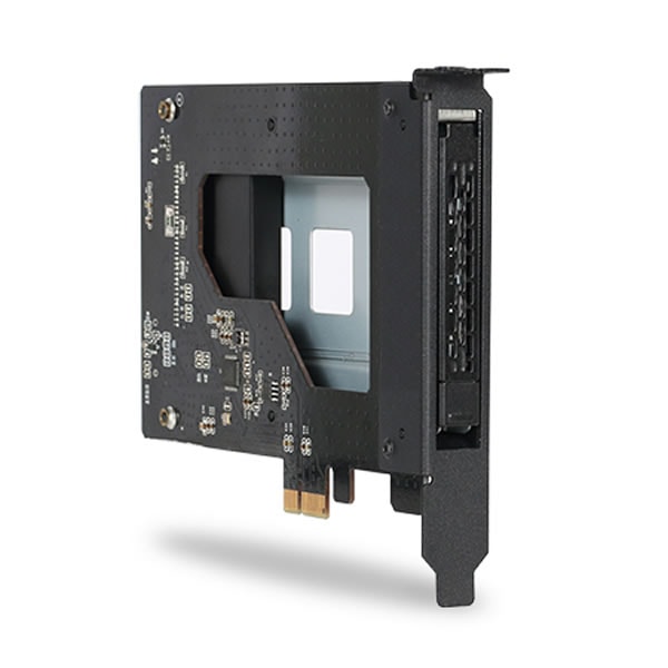 ToughArmor MB839SP-B PCIe 2.0 x1 接続 2.5インチ SATA HDD/SDD 1台