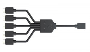 CoolerMaster Addressable RGB 1-to-5 Splitter Cable