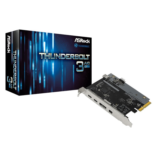 拡張カード ASRock Thunderbolt 3 AIC R2.0 ASRock Thunderbolt 3 AIC R2.0 Thunderbolt 3 カード | ストレージ