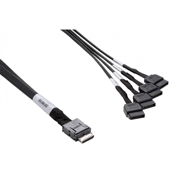 さとう CBL-SAST-0933 50cm OCuLink to 4 SATA Cable Supermicro | ストレージ