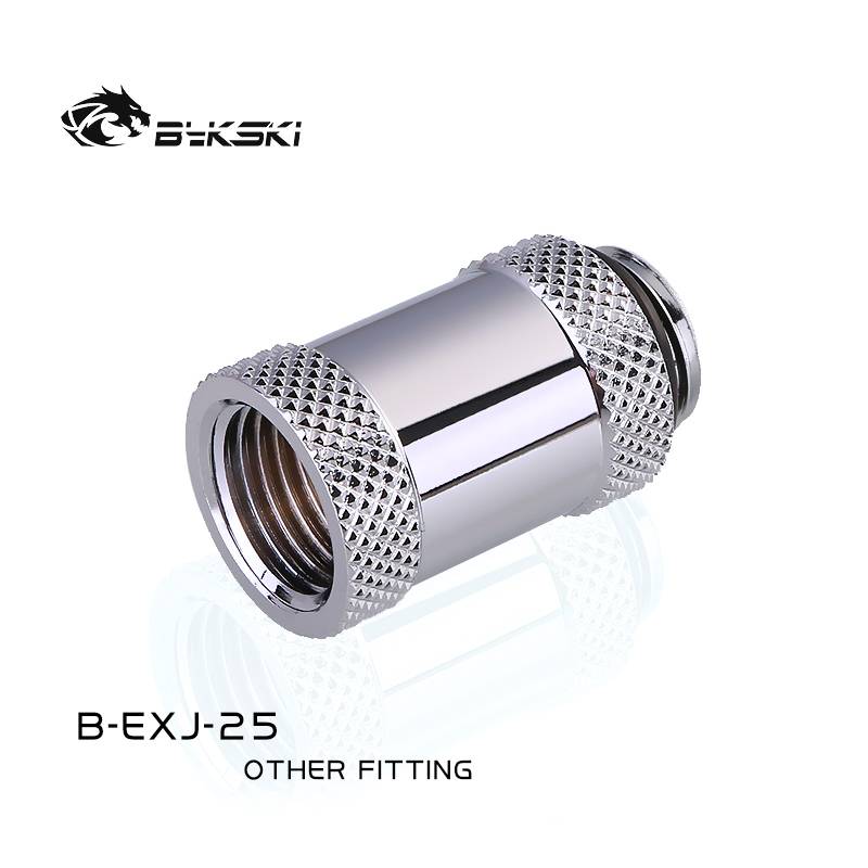 Bykski B-EXJ-25 Male To Female Extender - 25mm silver