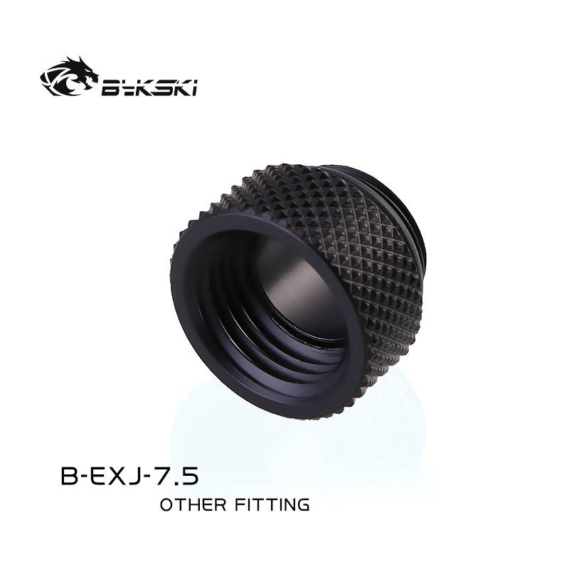 Bykski B-EXJ-7.5 Male To Female Extender - 7.5mm black