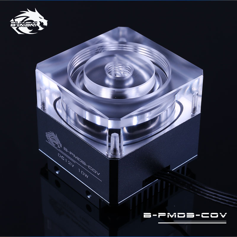 Bykski B-PMD3-COV gun color Water Pump DDC Pump Head 6m Flow 600L