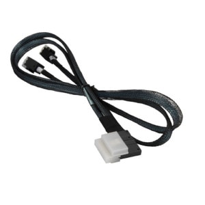CBL-SAST-0826 70cm Slimline SAS x8 (LE) to 2x MiniSAS HD Cable Supemicro