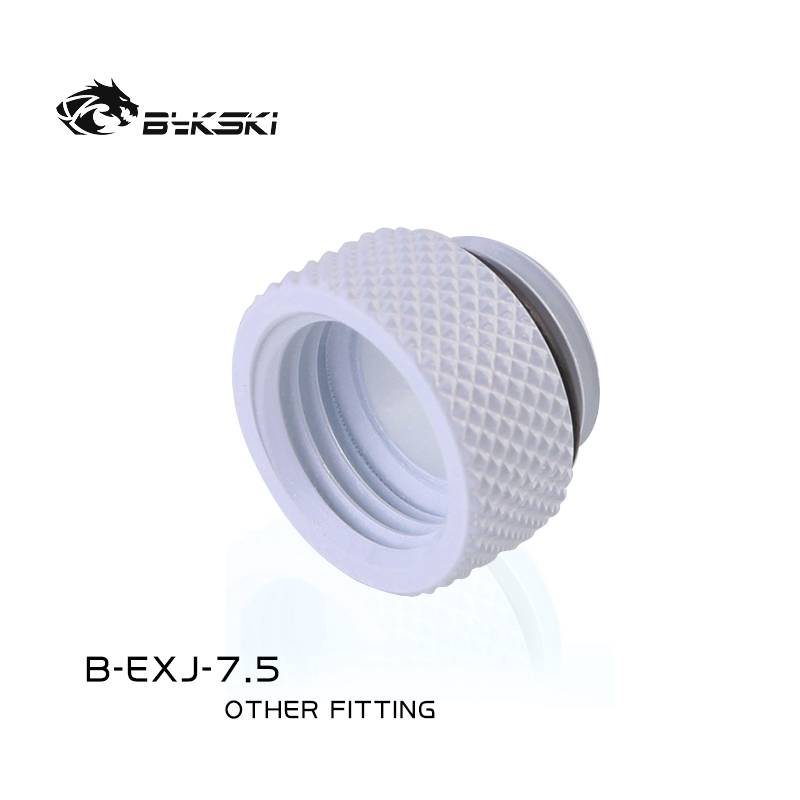 Bykski B-EXJ-7.5 Male To Female Extender - 7.5mm white