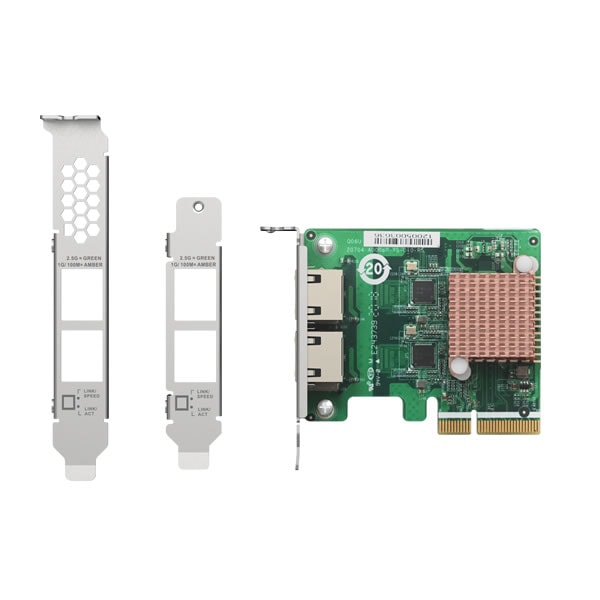 QNAP QXG-2G2T-I225 2ポート 2.5GbEネットワーク拡張カード
