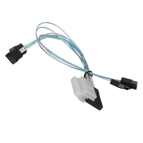 CBL-SAST-0813 Slimline SAS x8 (LE) to 4 SATA 16/16/26/26cm Cable