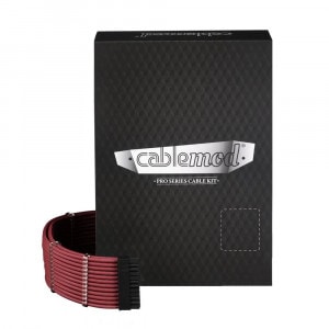 CableMod E-Series PRO ModMesh Cable Kit for EVGA G5 / G3 / G2 / P2 / T2 - BLOOD RED (CM-PEV2-FKIT-NKBR-R)