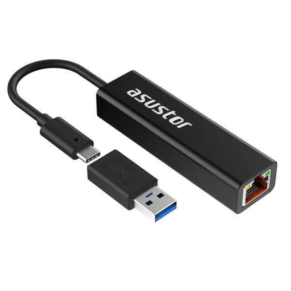 ASUSTOR AS-U2.5G2 USB 3.2 Gen 1 to 2.5GbEץ