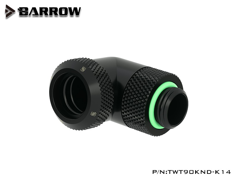 Barrow Compression Rotary 90-Degree Multi-Link Adapter14MM Black