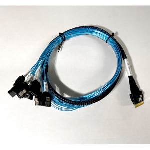 26II-1C5407-1M00-SB Slimline SAS x8 to 8 SATA 1m Cable areca CB2466