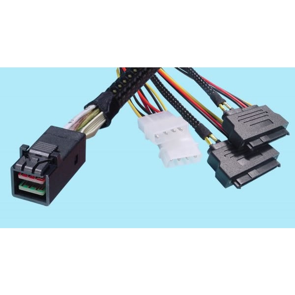 12G-HD-43-(2)80/1m1m SFF-8643 to SFF-8680 CSE