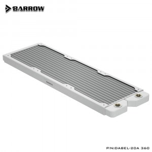 Barrow 360MM Dabel-a series copper Radiator (Thick:20MM) White