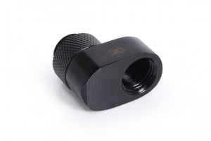 ACool Eiszapfen 16mm offset fitting rotatable G1/4 OT to G1/4 IT - black