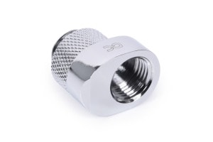 ACool Eiszapfen 8mm offset fitting rotatable G1/4 OT to G1/4 IT - chrome