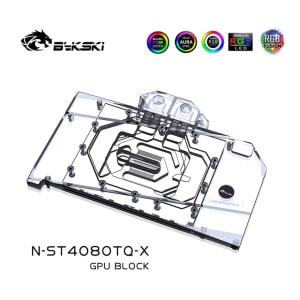 Bykski N-ST4080TQ-X GPU BLOCK ZOTAC Gaming 4080 Trinity