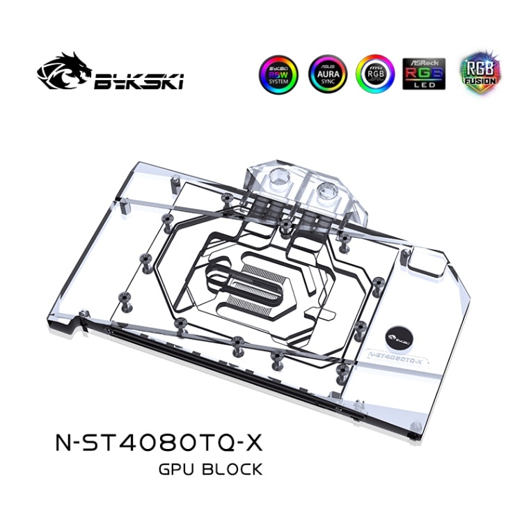 Bykski N-ST4080TQ-X GPU BLOCK ZOTAC Gaming 4080 Trinity | 水冷