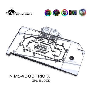 Bykski N-MS4080TRIO-X GPU BLOCK MSI RTX 4080 Gaming X Trio