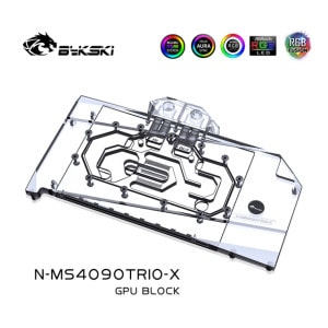 Bykski N-MS4090TRIO-X GPU BLOCK MSI RTX 4090 Gaming X Trio