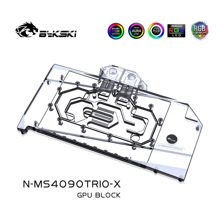 フリスビー BitspowerからMSI RTX 4090 TRIO/SUPRIM専用フルカバー水冷