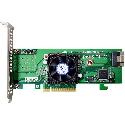 areca ARC-1686-8I 内8ポート Gen4 12G SAS NVMe | ストレージ