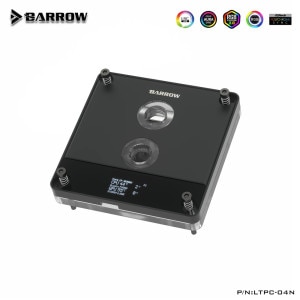 ò30%ա Barrow OLED Display CPU Waterblock INTEL - Black