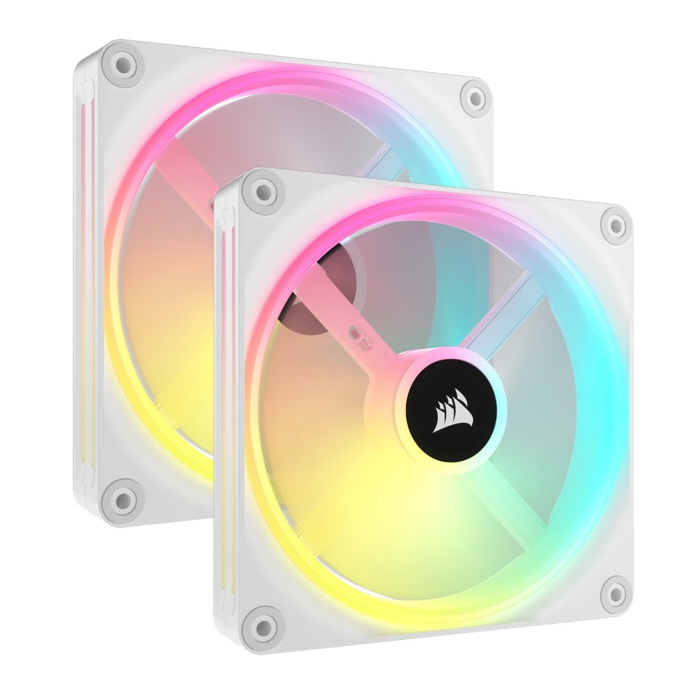 CORSAIR iCUE LINK QX140 RGB WHITE Starter Kit (ファン2個