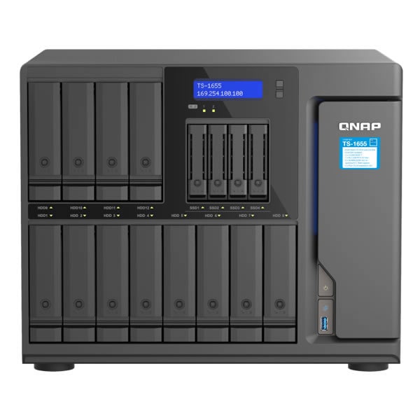 QNAP TS-1655-8G 2.5/10GbE 2.5/3.5����� 12�桢2.5����� 4����ܲ�ǽ