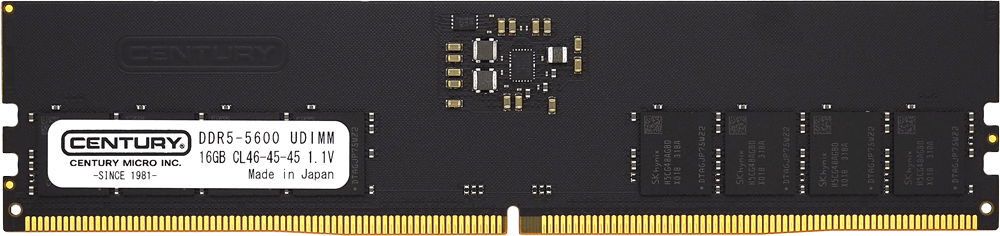 CENTURY MICRO CB16G-D5U5600H DDR5-5600 NON-ECC Unbuffered 16GB 