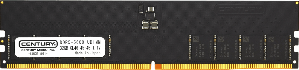 CENTURY MICRO CB32G-D5U5600 DDR5-5600 NON-ECC Unbuffered 32GB 