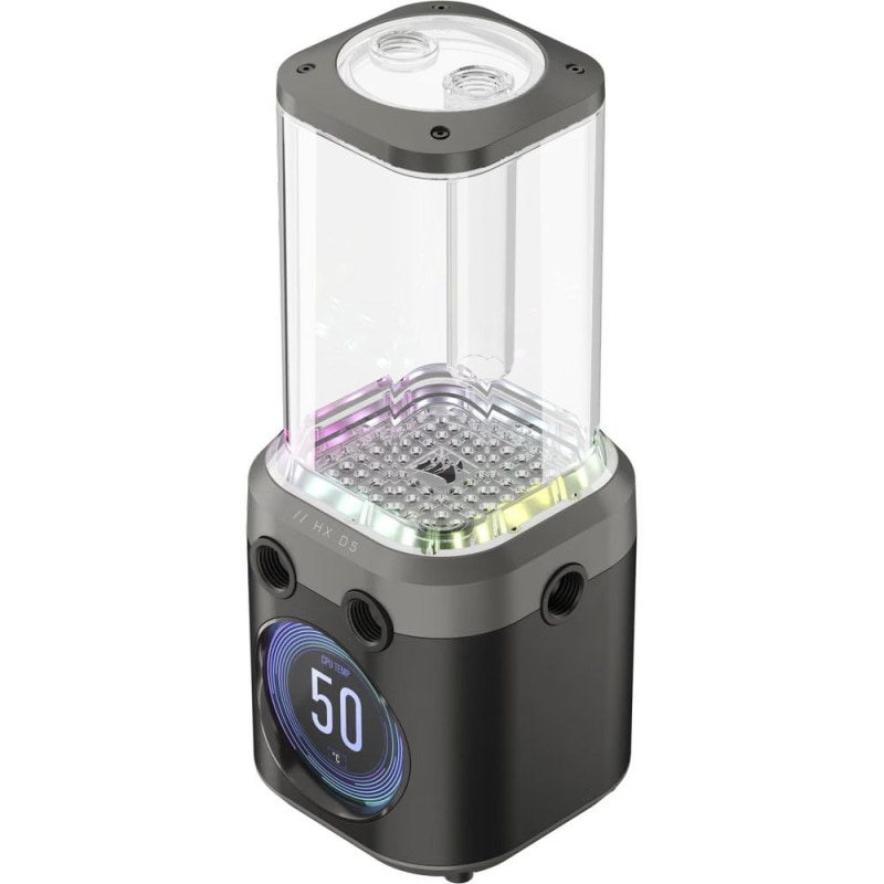 ��������λ�� CORSAIR iCUE LINK XD5 RGB ELITE LCD Pump/Reservoir Combo - Stealth Gray