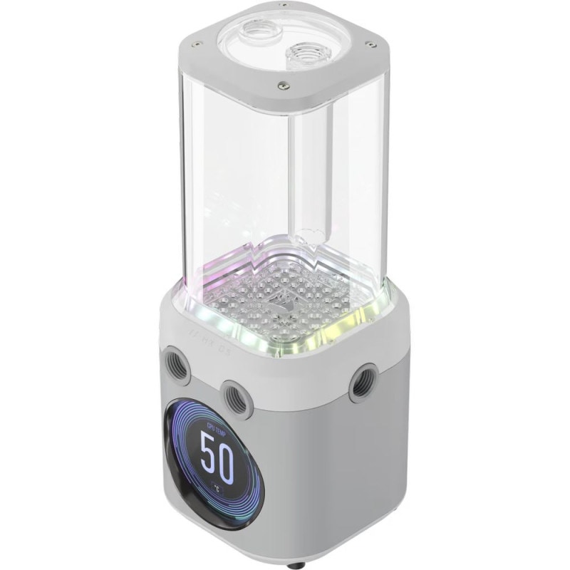 ��������λ�� CORSAIR iCUE LINK XD5 RGB ELITE LCD Pump/Reservoir Combo - White