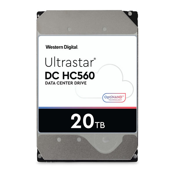 WD WUH722020BLE6L4 20TB 512e AF SATA Ultrastar DC HC560