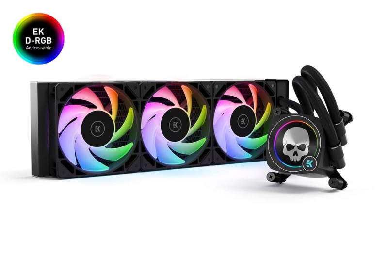 ���ò��ۡڤ����Ǽ��3��5�Ķ����� EK WaterBlocks EK-Nucleus AIO CR360 Direct Die D-RGB - 1700