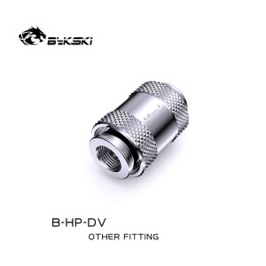 Bykski G1/4 Female to Female Pull Drain Valve Silver