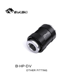 Bykski G1/4 Female to Female Pull Drain Valve Black